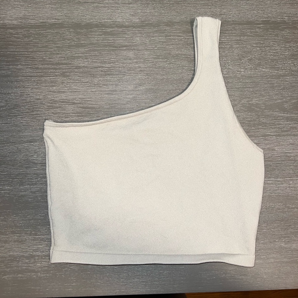 Aritzia Babaton Cropped One Shoulder Cami, Small